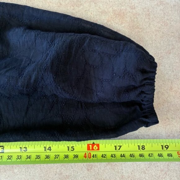 Ever New Navy Carina Button-Front V-Neck Lace A-Line Mini Dress - Picture 13 of 16